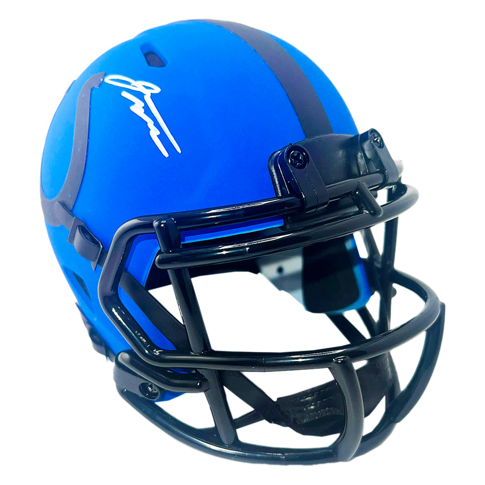 Jonathan Taylor Signed Indianapolis Colts Rave Full-Size Replica Football Helmet (Beckett)