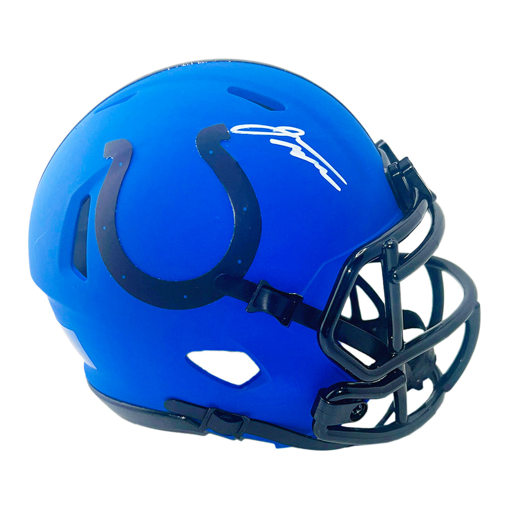 Jonathan Taylor Signed Indianapolis Colts Rave Mini Football Helmet (JSA)