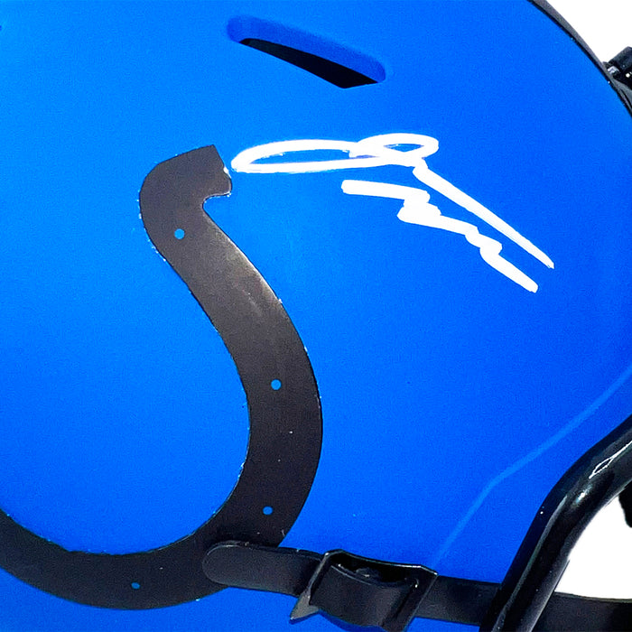 colts youth football helmet Jonathan Taylor Signed Indianapolis Colts Rave Mini Football Helmet (J — RSA