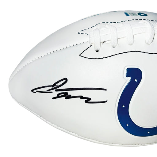 Jonathan Taylor Signed Indianapolis Colts Official NFL Team Logo Football (JSA)
