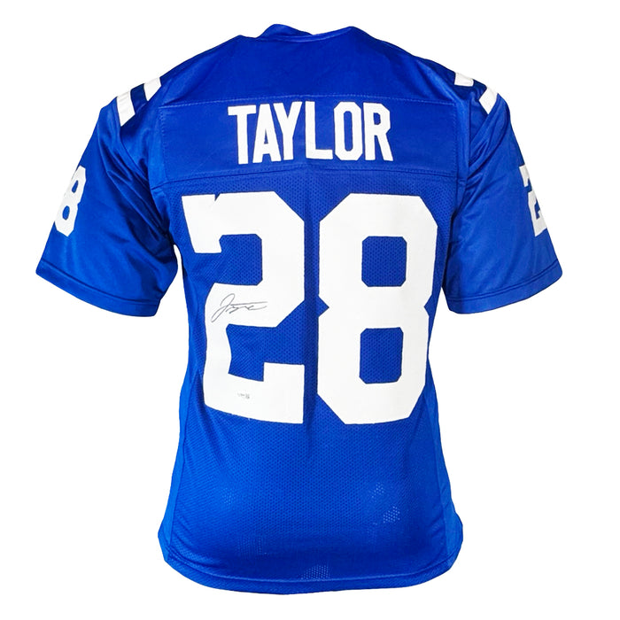 Jonathan Taylor Signed Indianapolis Blue Football Jersey (Beckett)