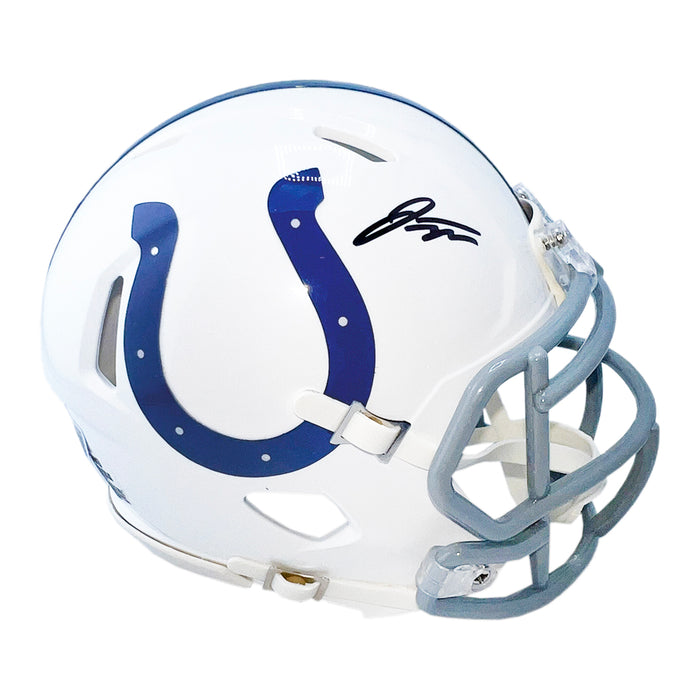 Jonathan Taylor Signed Indianapolis Colts Speed Mini Football Helmet (JSA)
