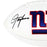 Lawrence Taylor Signed New York Giants Stats Logo Football (Beckett)
