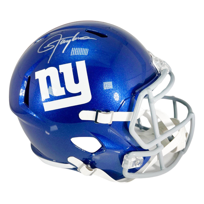 Lawrence Taylor New York Giants Signed Speed Full-Size Replica Football Helmet (Beckett)