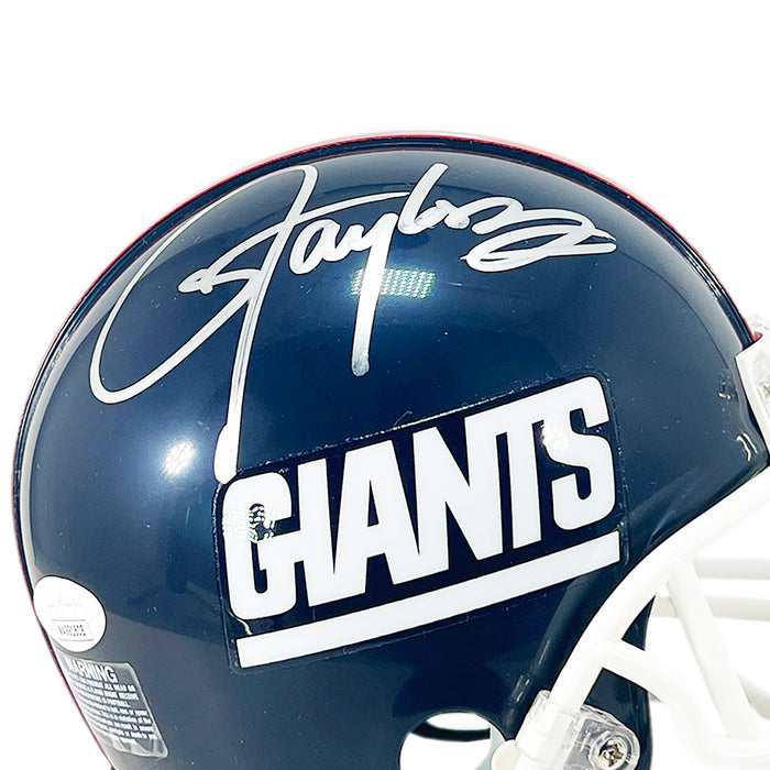 Lawrence Taylor Signed New York Giants 1981-99 Throwback Mini Replica Football Helmet (JSA)