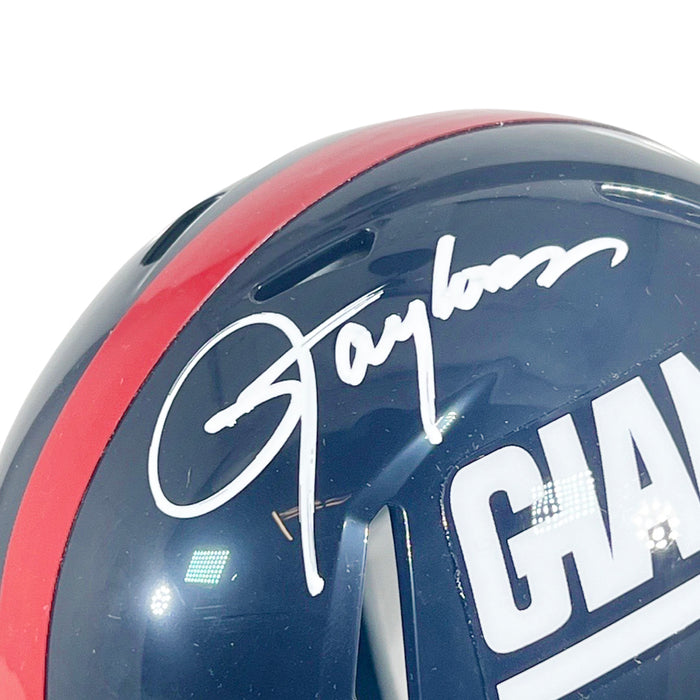 Lawrence Taylor Signed New York Giants Throwback 80-99 Speed Mini Football Helmet (Beckett)