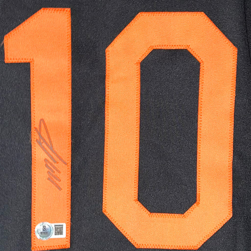 Miguel Tejada Signed Baltimore Black Baseball Jersey (Beckett)