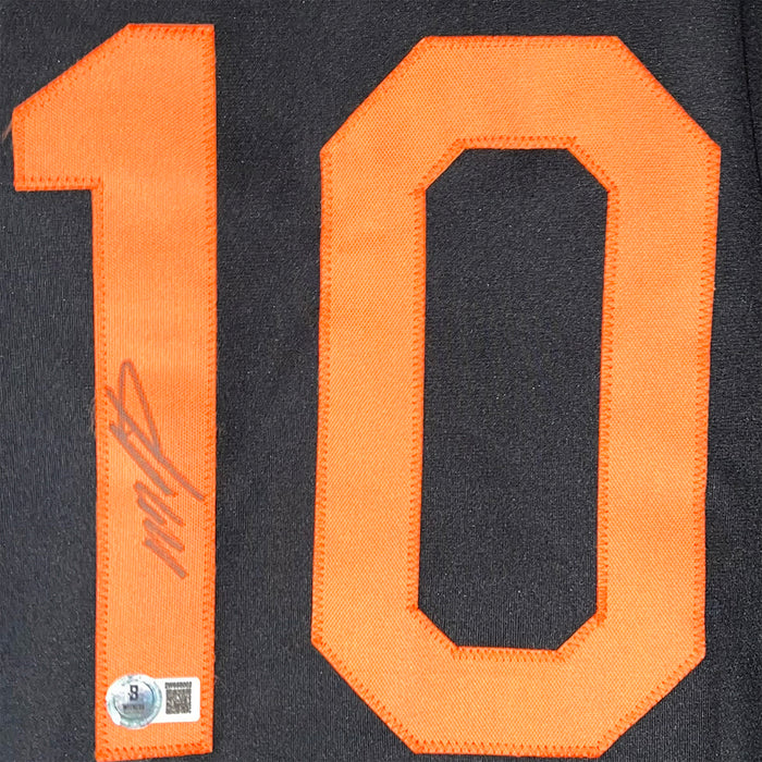 Miguel Tejada Signed Baltimore Black Baseball Jersey (Beckett)