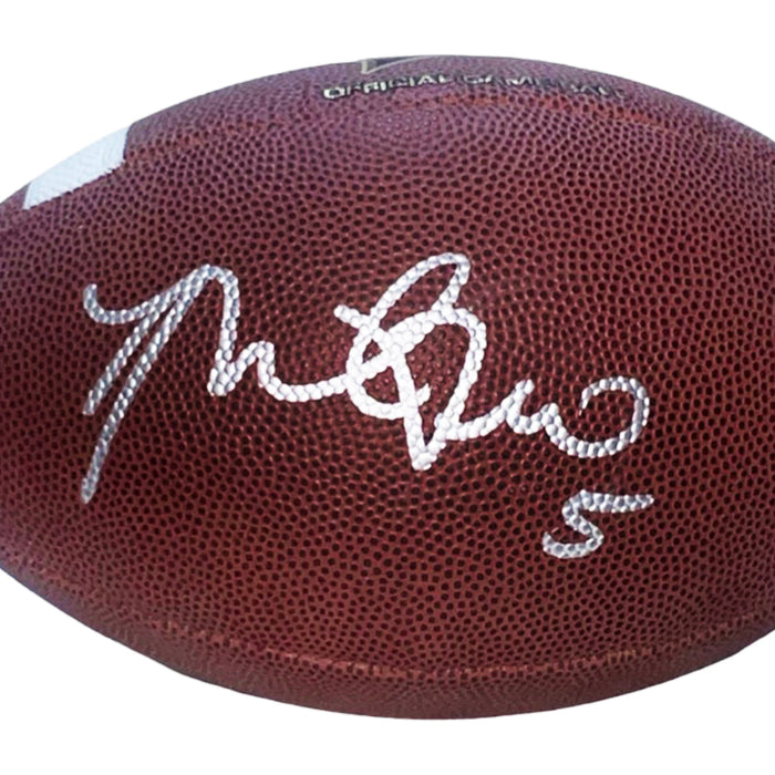 Manti Te'o Signed Wilson Official NFL Replica Football (JSA)