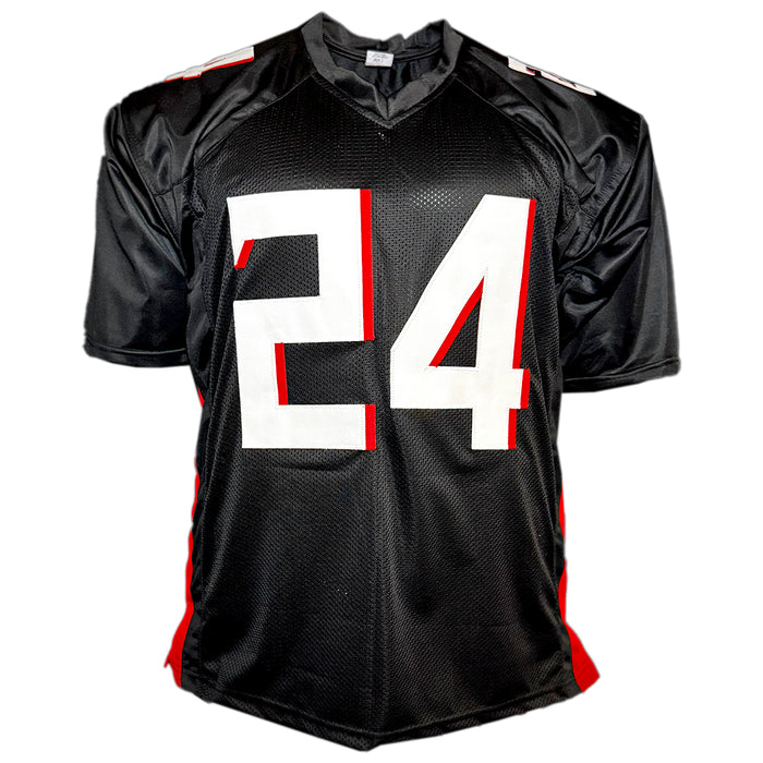 A.J. Terrell Jr Signed Atlanta Black Football Jersey (Beckett)