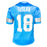 Isaac TeSlaa Signed Detroit Blue Football Jersey (Beckett)