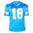 Isaac TeSlaa Signed Detroit Blue Football Jersey (Beckett)