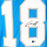 Isaac TeSlaa Signed Detroit Blue Football Jersey (Beckett)