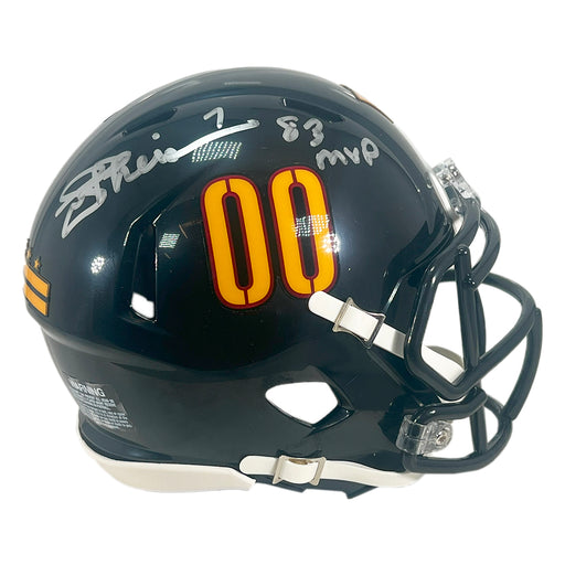 Joe Theismann Signed 83 MVP Inscription Washington Commanders Alt 2022 Speed Mini Football Helmet (JSA)