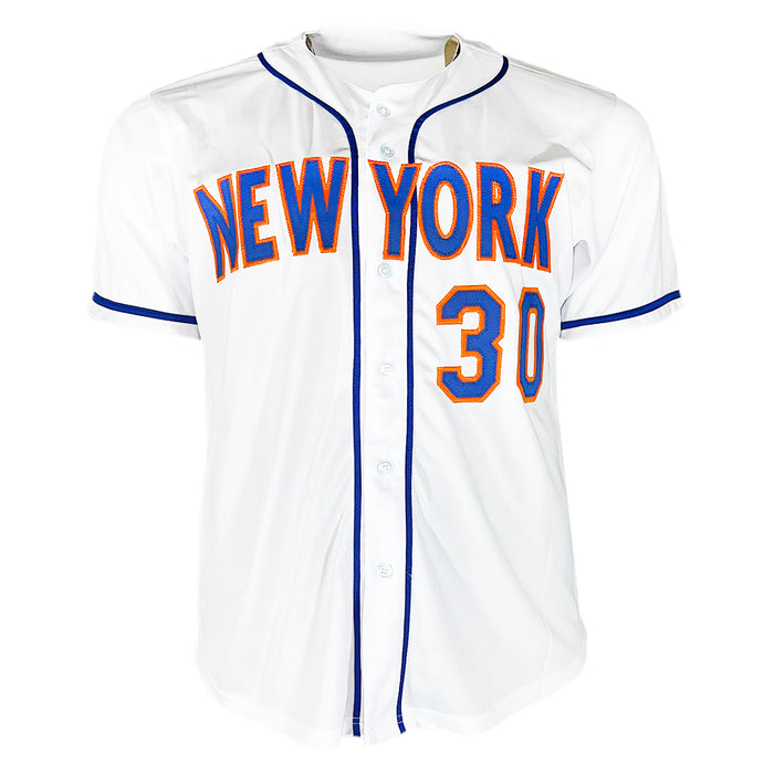 Josh Thole Signed Caught First NYM No Hitter 6/1/12 - No Han Inscription New York White Baseball Jersey (JSA)
