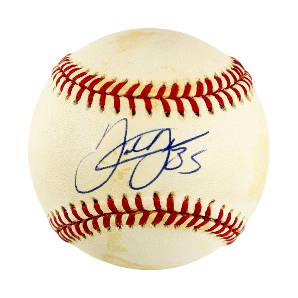 Frank Thomas Signed Bobby Brown President Rawlings Official American League Baseball (JSA AV22595)