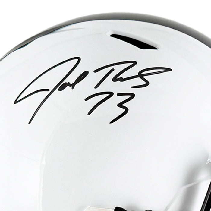 Joe Thomas Signed Cleveland Browns Alt 2023 Speed Full-Size Replica Football Helmet (JSA)