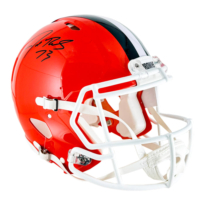 Joe Thomas Signed Cleveland Browns Authentic Speed Full-Size Football Helmet (JSA)