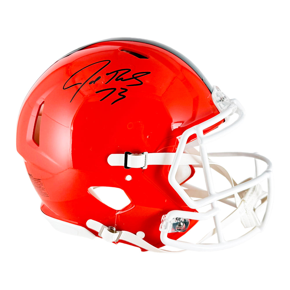 Joe Thomas Signed Cleveland Browns Authentic Speed Full-Size Football Helmet (JSA)