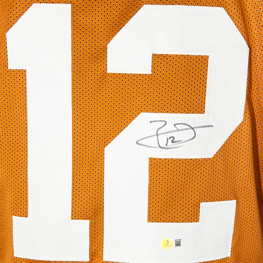 Earl Thomas Signed Texas College Orange Football Jersey (Beckett)