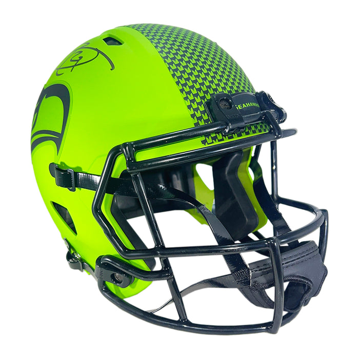 Earl Thomas Signed Seattle Seahawks Rave Full-Size Replica Football Helmet (Beckett)