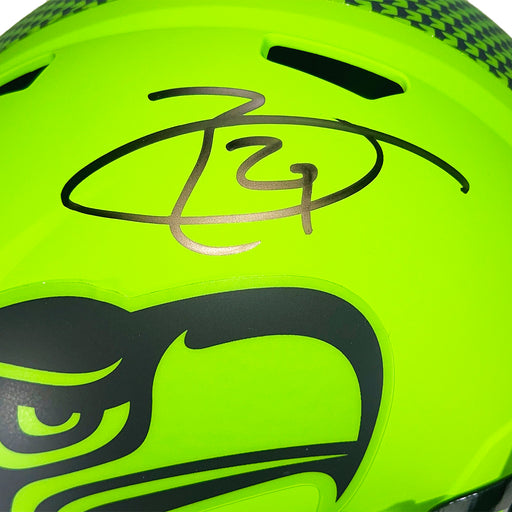 Earl Thomas Signed Seattle Seahawks Rave Full-Size Replica Football Helmet (Beckett)