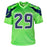 Earl Thomas Signed Seattle Green Football Jersey (Beckett)