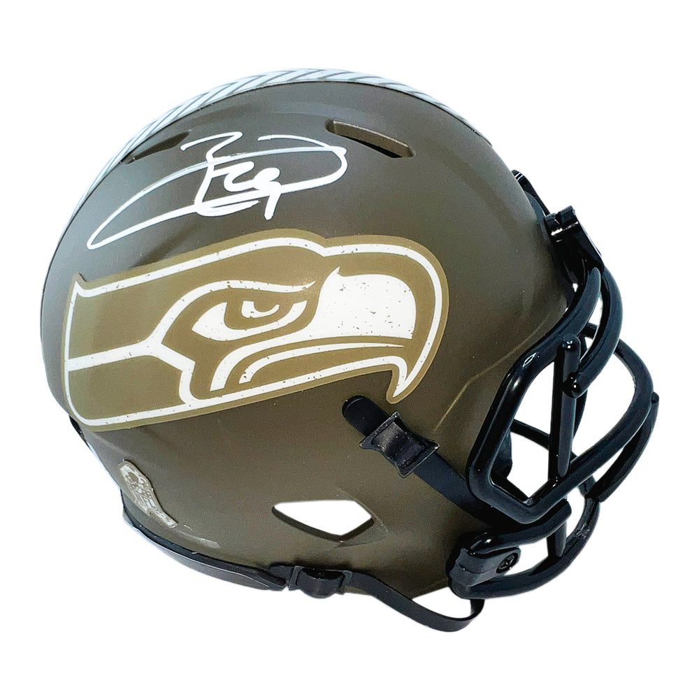 Earl Thomas Signed Seattle Seahawks Salute to Service Mini Football Helmet (Beckett)