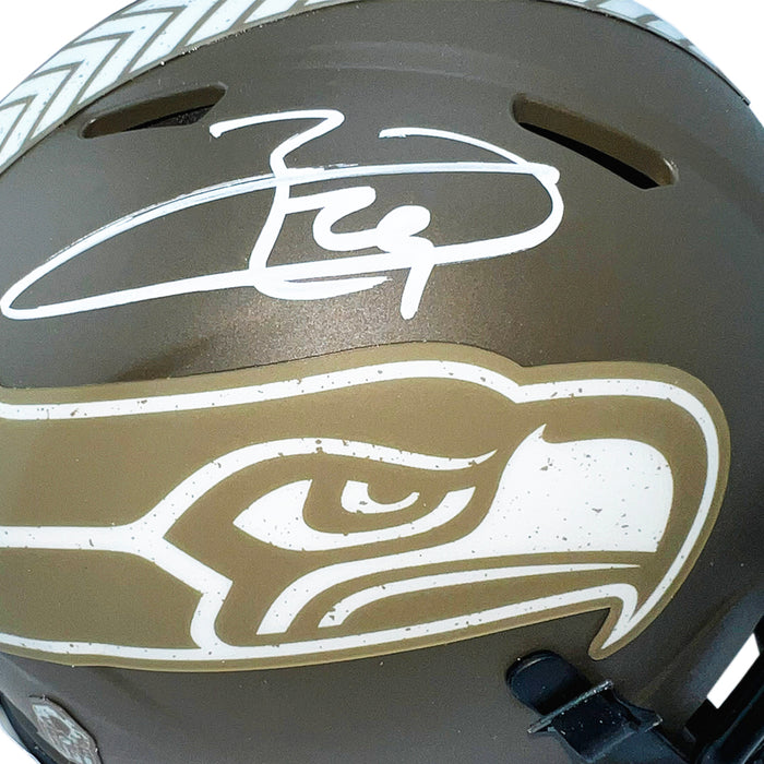 Earl Thomas Signed Seattle Seahawks Salute to Service Mini Football Helmet (Beckett)