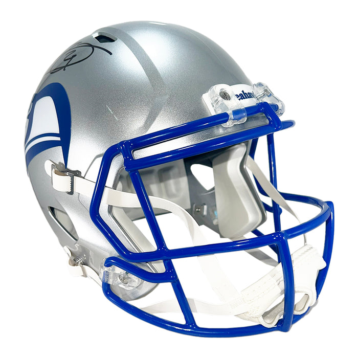 Earl Thomas Signed Seattle Seahawks Throwback 83-01 Speed Full-Size Replica Football Helmet (Beckett)