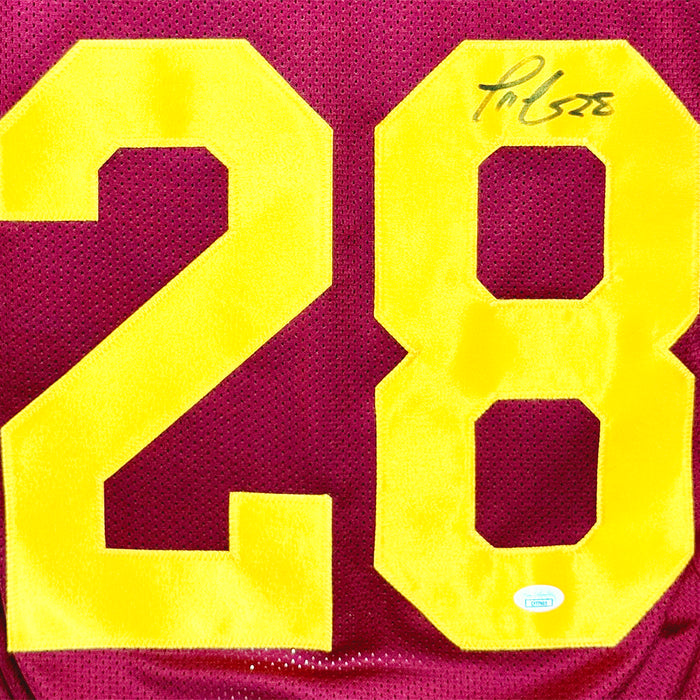 Terrell Thomas Signed USC College Red Football Jersey (JSA)