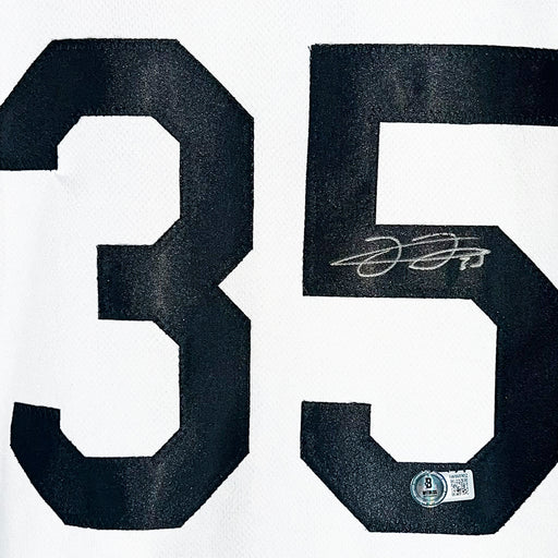 Frank Thomas Signed Chicago White Throwback Baseball Jersey (JSA)