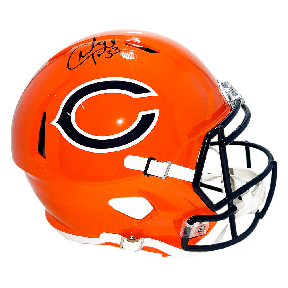 Charles Tillman Signed Chicago Bears Alt 2022 Full-Size Replica Football Helmet (Beckett)