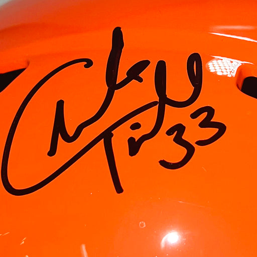 Charles Tillman Signed Chicago Bears Alt 2022 Full-Size Replica Football Helmet (Beckett)