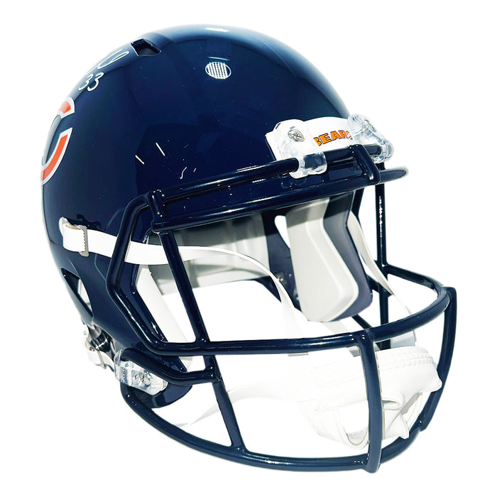 Charles Tillman Signed Chicago Bears Speed Full-Size Replica Football Helmet (Beckett)