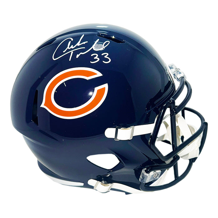 Charles Tillman Signed Chicago Bears Speed Full-Size Replica Football Helmet (Beckett)