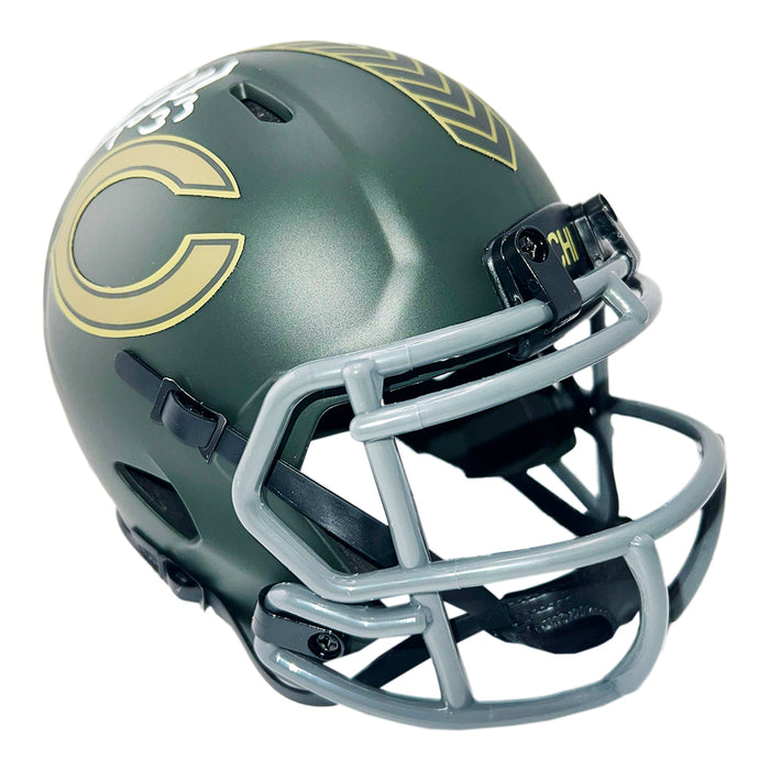 Charles Tillman Signed Chicago Bears Salute 2025 Mini Football Helmet (Beckett)