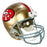 Y.A. Tittle Signed Multi Inscription San Francisco 49ers Throwback Full-Size Replica Football Helmet (JSA)