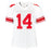 Y.A. Tittle Signed HOF 71 Inscription New York White Black Signature Football Jersey (JSA)