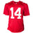 Y.A. Tittle Signed HOF 71 Inscription New York Red Stats Football Jersey (JSA)