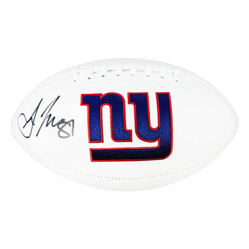 Amari Toomer Signed New York Giants Official NFL Team Logo Football (Beckett)