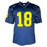 Amani Toomer Signed Michigan College Navy Football Jersey (JSA)