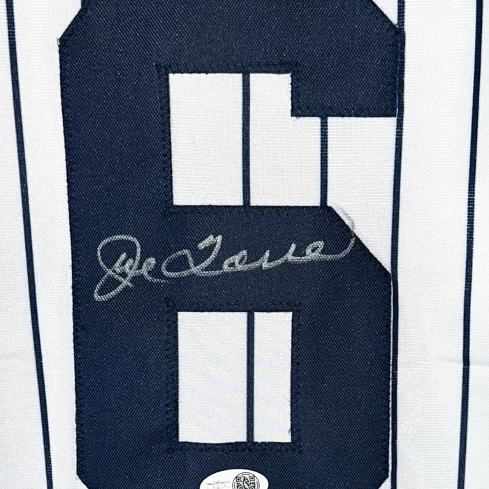 Joe Torre Signed New York Pinstripe Baseball Jersey (JSA)