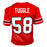 Jessie Tuggle Signed Atlanta Red Football Jersey (JSA)