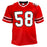 Jessie Tuggle Signed Atlanta Red Football Jersey (JSA)
