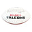 Michael Turner Signed Atlanta Falcons Official NFL Team Logo White Football (Beckett)