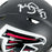 Michael Turner Signed Atlanta Falcons Speed Mini Football Helmet (Beckett)