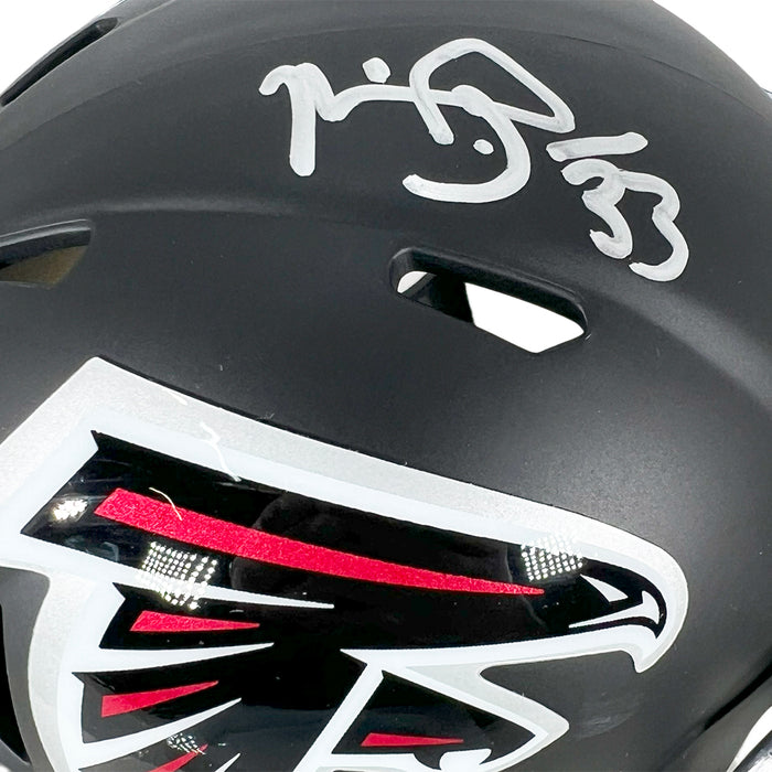 Michael Turner Signed Atlanta Falcons Speed Mini Football Helmet (Beckett)