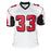 Michael Turner Signed Atlanta White Football Jersey (Beckett)