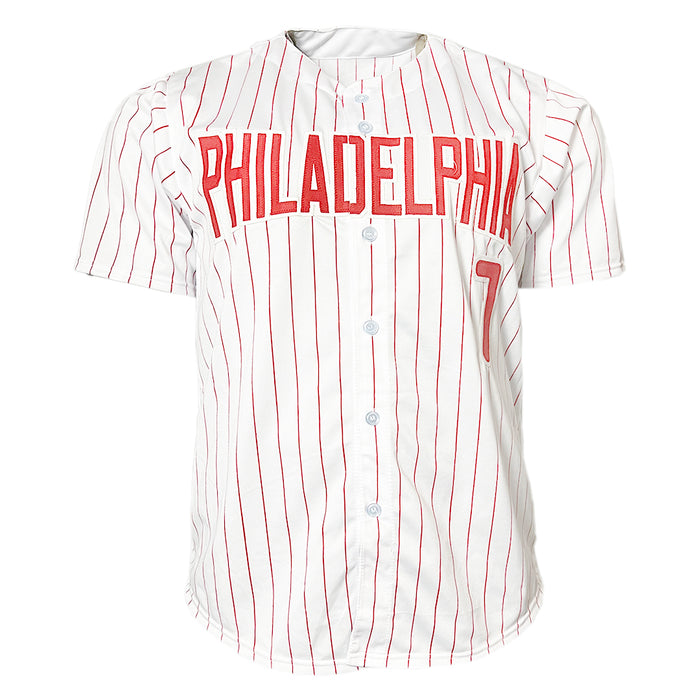 Trea Turner Signed Philadelphia Pinstripe Baseball Jersey (JSA)